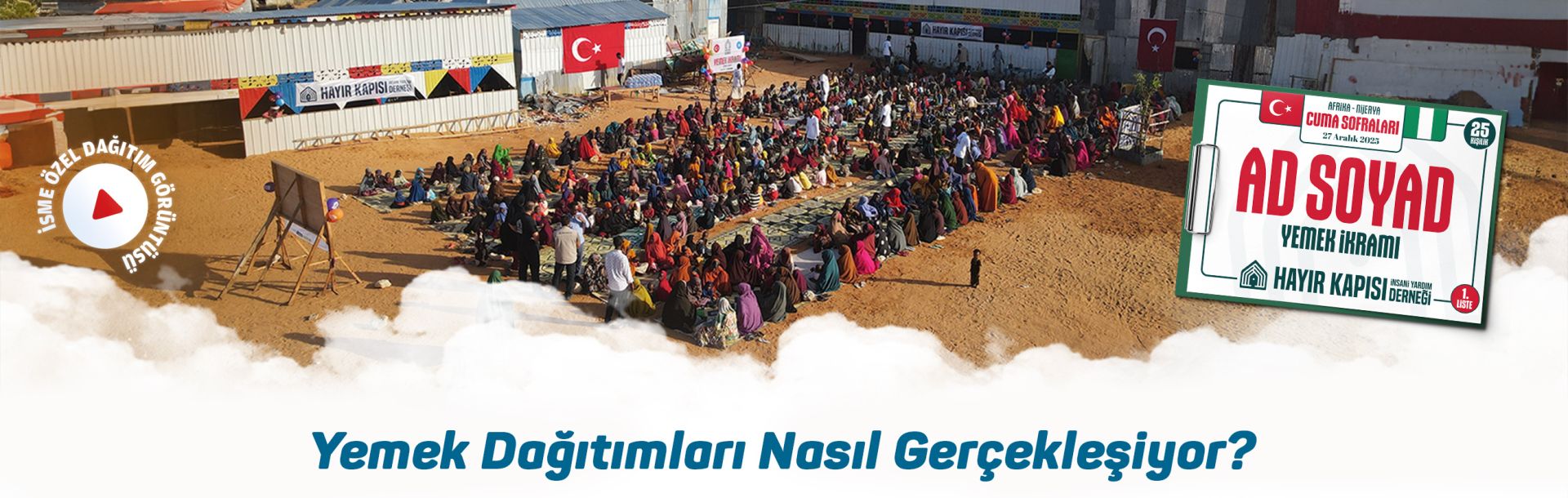 Cuma Sofraları - Yemek Dağıtımları