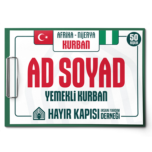 Yemekli Küçükbaş Kurban Bağışı