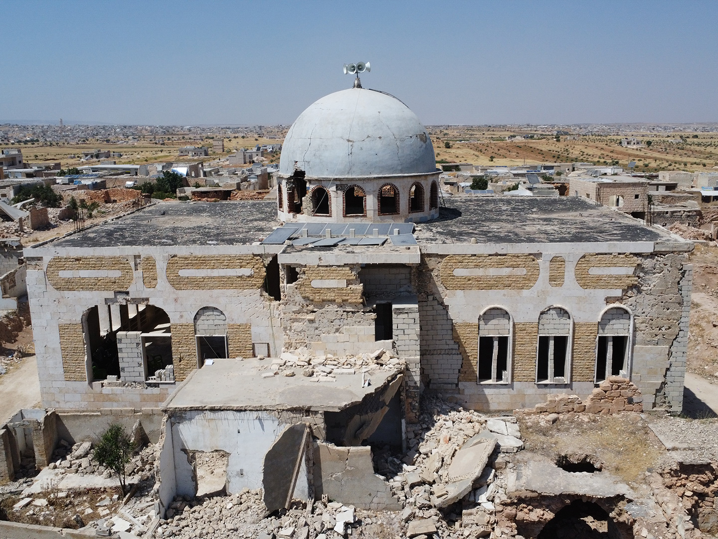 Maar Şammarin Köyü Camii tadilat alanı
